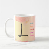 Mug "L" initial (11oz) (Gauche)