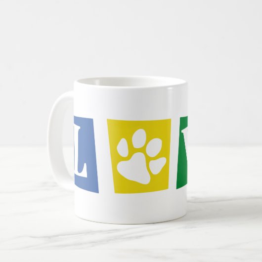 Mug L-paw-VE Rétro (Devant gauche)