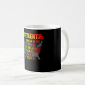 Mug La 19e fête de l'histoire des Noirs américains (Devant droit)