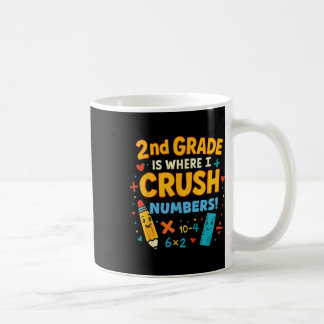 Mug La 2e année est l'endroit où j'écrase les nombres