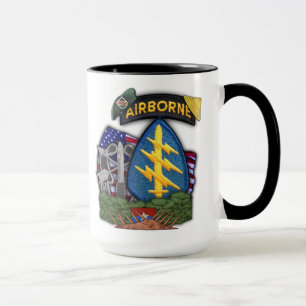 Mug la 5ème guerre de Vietnam de vétérans de bérets