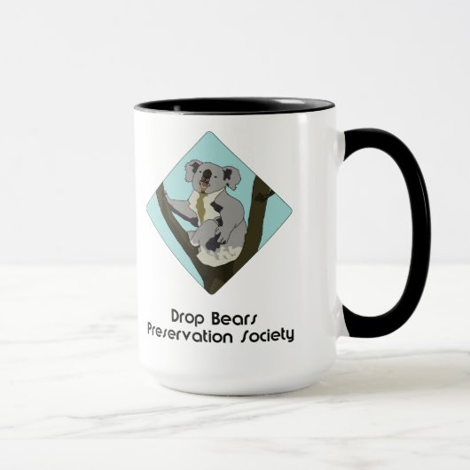 Mug La baisse soutient la société de conservation (Droite)