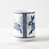 Mug La balade à la mode de Hares Winter (Centre)