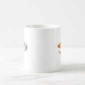 Mug La balade en fusée du ver de terre (Centre)