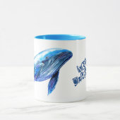 Mug La baleine bleue souhaite le Joyeux Noël (Centre)