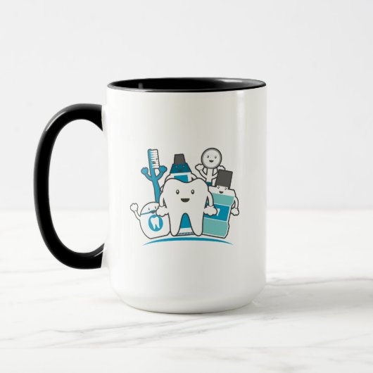 Mug La bande propre de dents (Gauche)