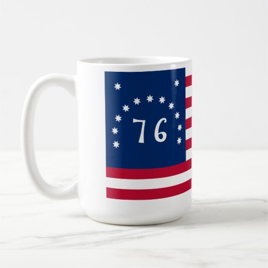 Mug La bannière de Bennington : le drapeau de bataille (Gauche)