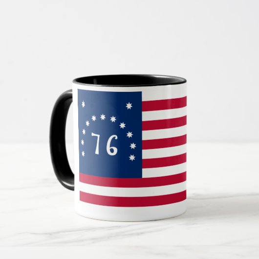 Mug La bannière de Bennington : le drapeau de bataille (Devant gauche)