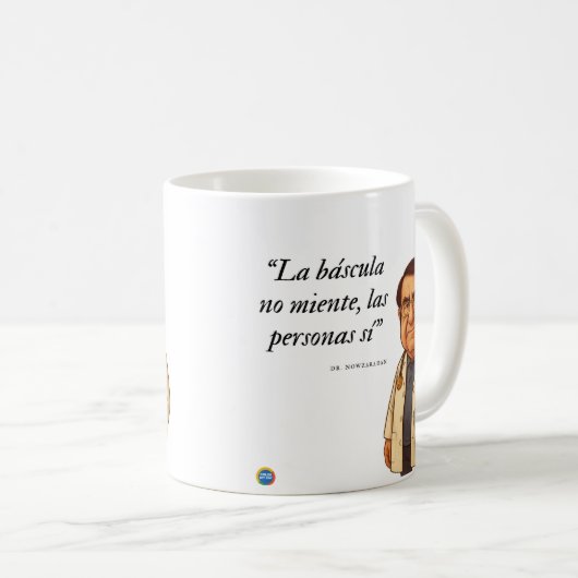 Mug La báscula no miente, la gente sí (Devant droit)