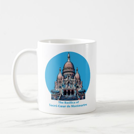 Mug La basilique du Sacré-Coeur de Montmartre (Gauche)