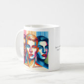 Mug La beauté dans l'égalité 3 visages (Devant gauche)