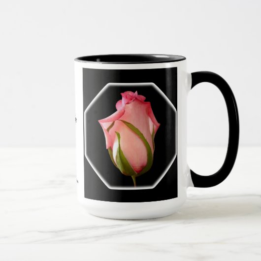 Mug "La beauté d'un rose " (Droite)