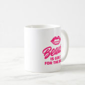 Mug La beauté est bon pour l'âme mignonne citation est (Devant droit)