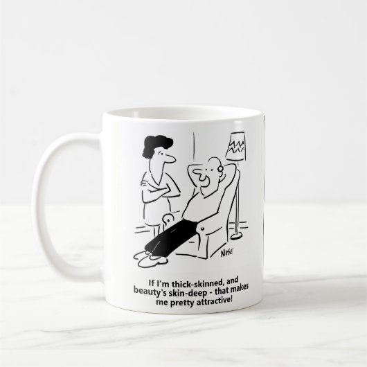 Mug La beauté est superficielle (Gauche)
