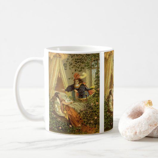Mug La Belle au Bois Dormant de collection, Contes de (Avec donut)