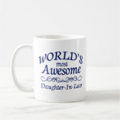 Mug La belle-fille la plus impressionnante du monde (Gauche)
