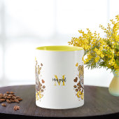 Mug La belle Jaune Funny Moms Day s'améliore avec du c