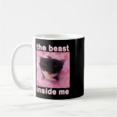 Mug La Bête En Moi Chat Drôle (Gauche)