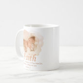 Mug La Bible chrétienne des femmes Verse Papillon :Foi (Devant gauche)