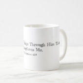 Mug La Bible dit pour la Force (Devant droit)