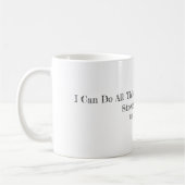 Mug La Bible dit pour la Force (Gauche)
