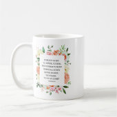 Mug La Bible espagnole Verse Isaías 4113 Porque Yo Soy (Gauche)