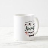 Mug La Bible Florale Verse Art 'Je mets ma confiance e (Devant droit)