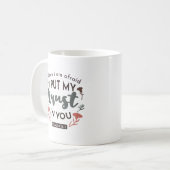 Mug La Bible Florale Verse Art 'Je mets ma confiance e (Devant gauche)