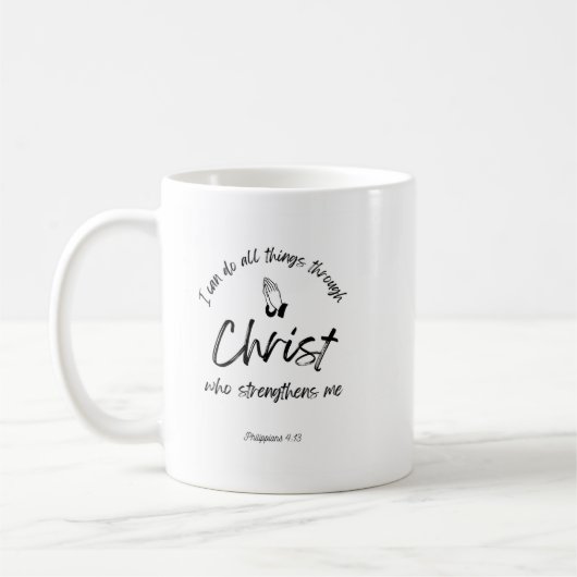 Mug La Bible - Le Christ me renforce (Gauche)