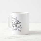 Mug La bible nous indique que nous sommes faits de (Devant gauche)