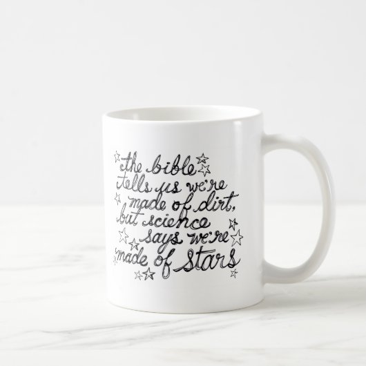 Mug La bible nous indique que nous sommes faits de (Droite)