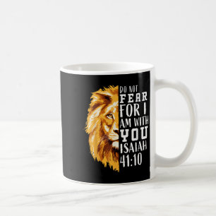 Mug La Bible Religieuse Chrétienne Verse Dit Lion Peur