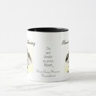 Mug La Bible Verse Montagne Déménager La Foi Noire Mar