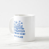 Mug La bibliothèque est mon endroit heureux - Inspirat (Devant gauche)