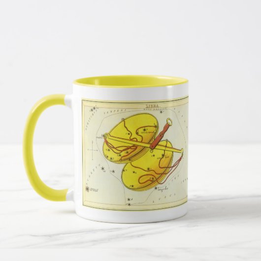 Mug La bibliothèque met à l'échelle la constellation V (Gauche)