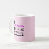 Mug La bibliothèque vous appelle (Devant gauche)