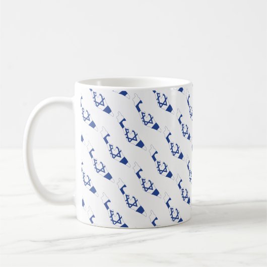 Mug La Bienheureuse Écriture Chrétienne ISRAÉLIENNE (Gauche)