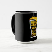Mug La Bière Est Faite Par Les Hommes (Devant gauche)