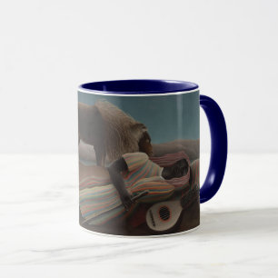 Mug La Bohémienne endormie d'Henri Rousseau, Art Vinta