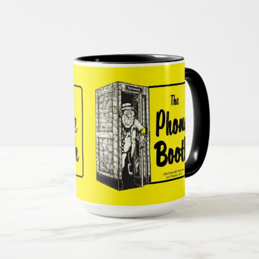Mug La Boue de téléphone (Devant droit)