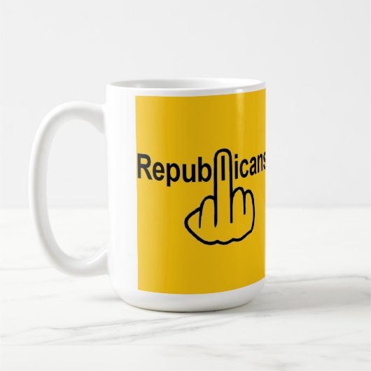 Mug La boue renverse les républicains (Gauche)