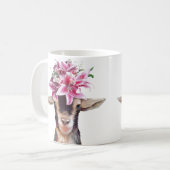 Mug La bouillie de café Lily la chèvre (Devant gauche)