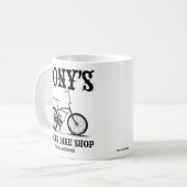 Mug La boutique de vélos volée de Tony les années 70 (Devant gauche)