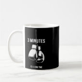 Mug La boxe 3 minutes c'est long Drôle de kickboxing B (Gauche)
