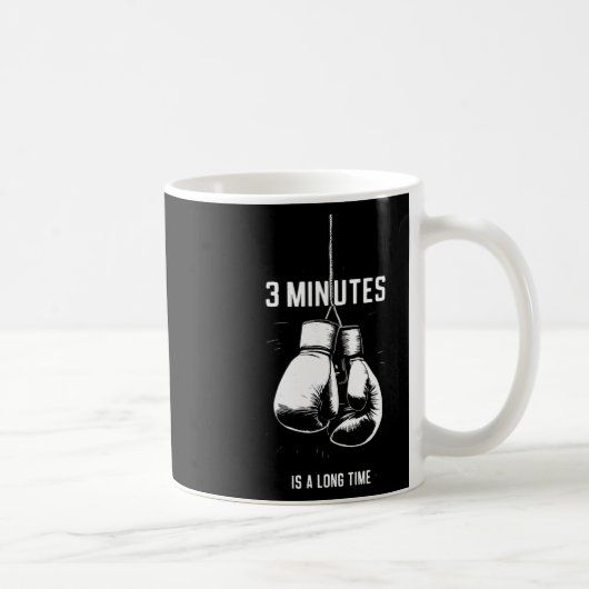 Mug La boxe 3 minutes c'est long Drôle de kickboxing B (Droite)