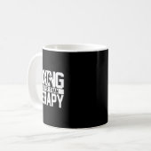 Mug La boxe est moins chère que la thérapie Citation d (Devant gauche)