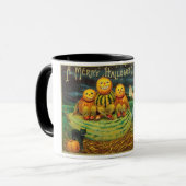 Mug La brasse de la jeune sorcière : Hommes Citrouille (Devant gauche)