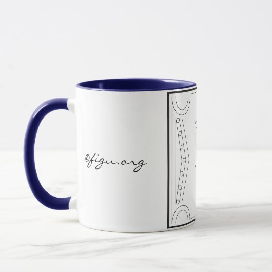 Mug La brochure du symbole de vérité (Gauche)