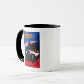 Mug La Buize Lyon Poster Vintage Europe (Devant gauche)