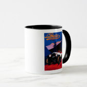 Mug La Buize Lyon Poster Vintage Europe (Devant droit)